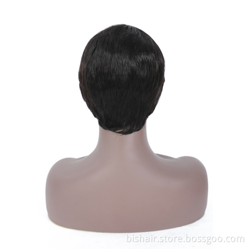 best sale wave short pixie wig top quality pixie curly short wigs wholesale price pixie cut machine made wig